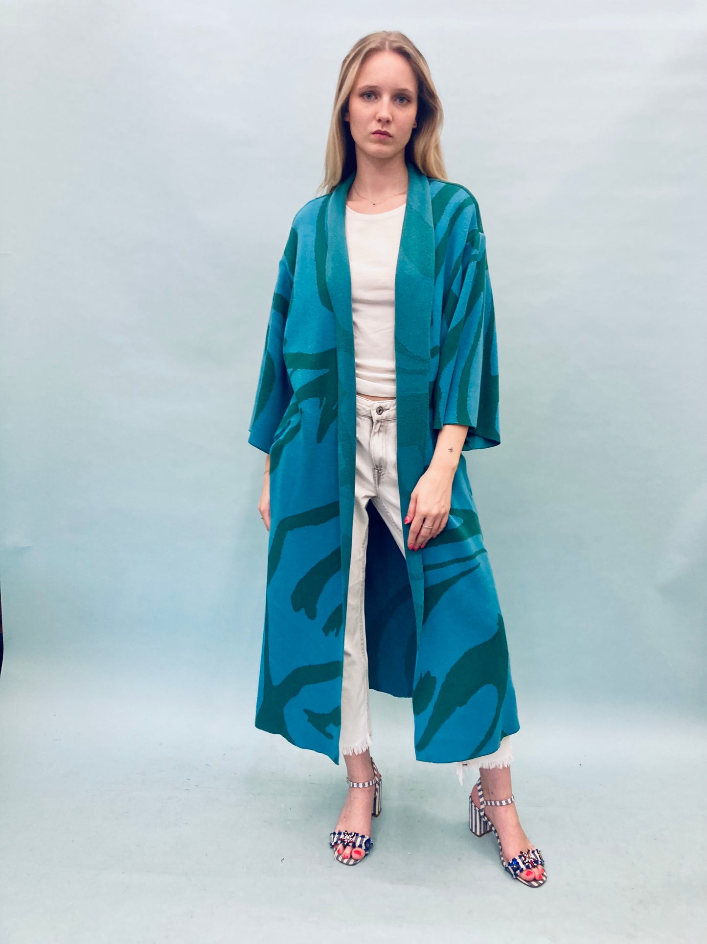 Brush Kimono Coat