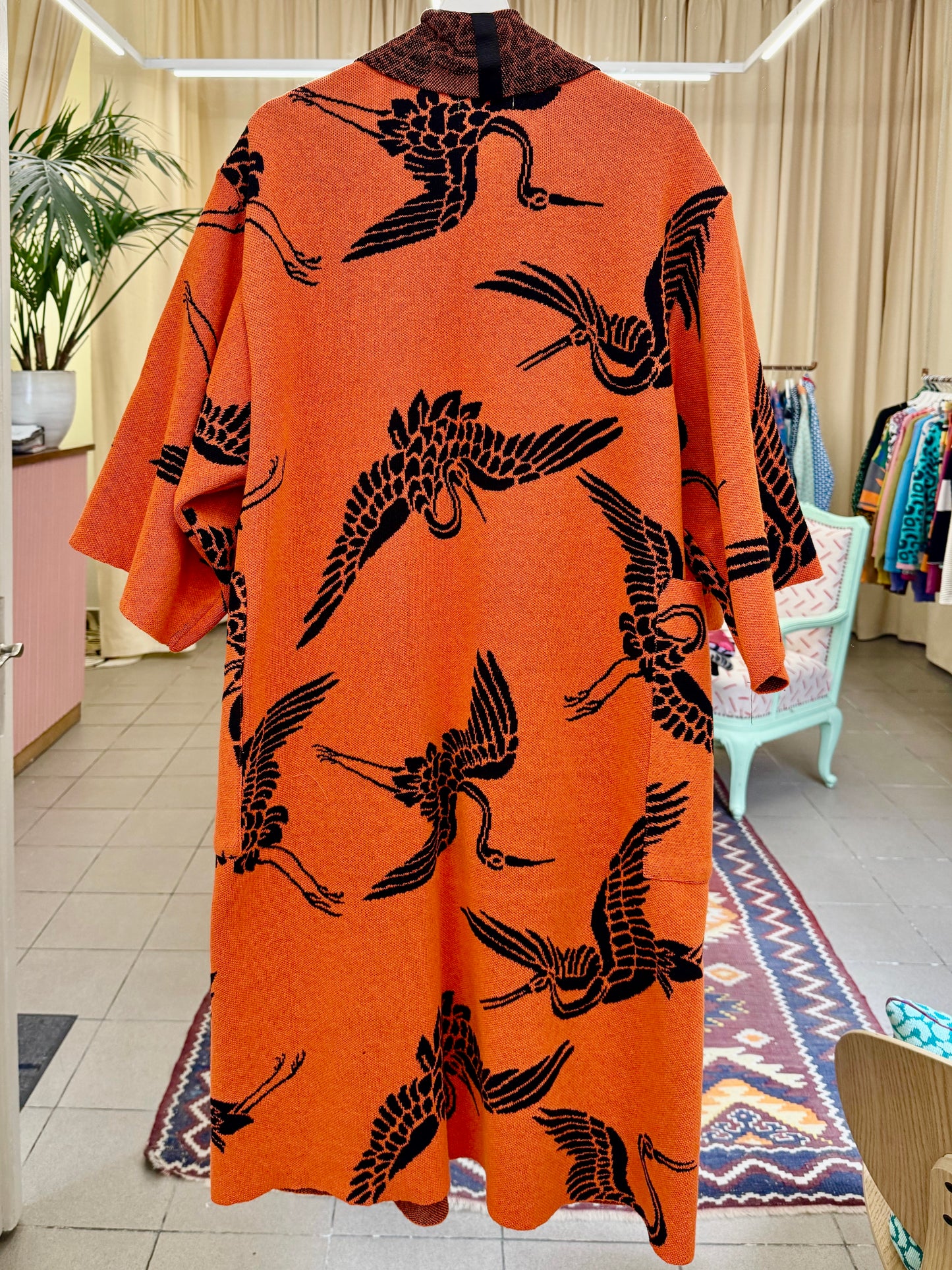 Crane Kimono Coat