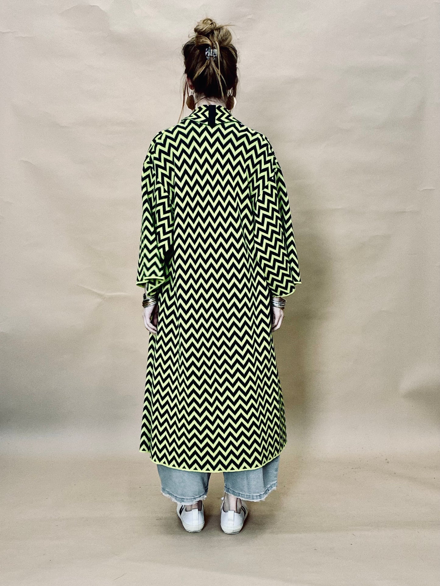 Zigzag Kimono Coat