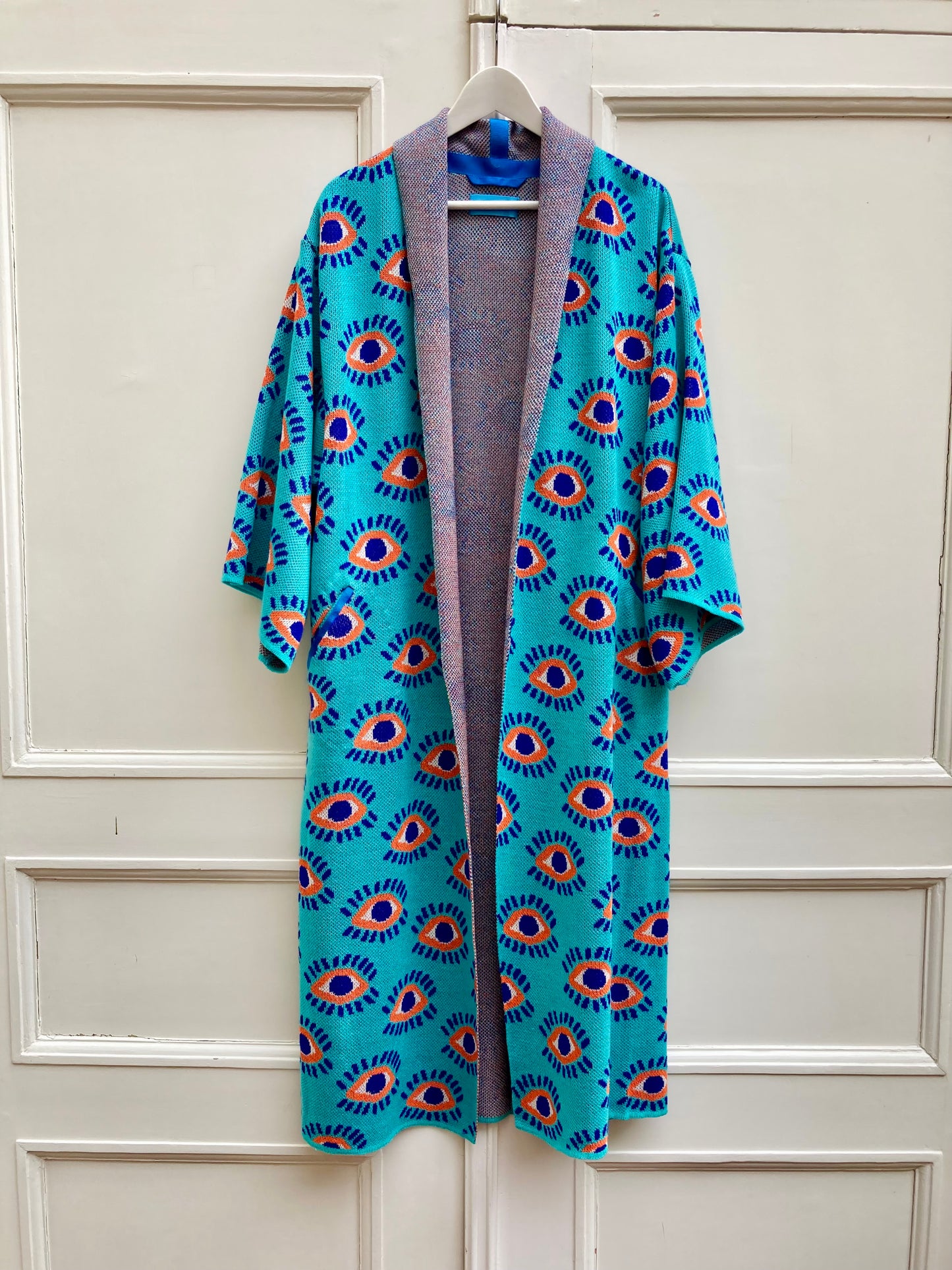 Eyes Kimono Coat