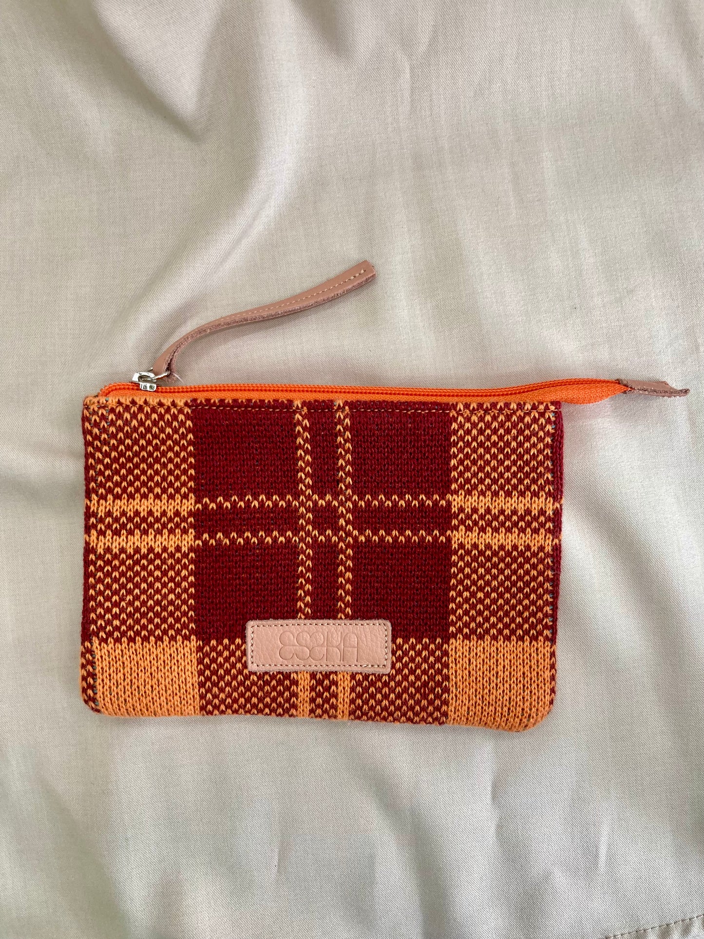 Checkered Mini Clutch