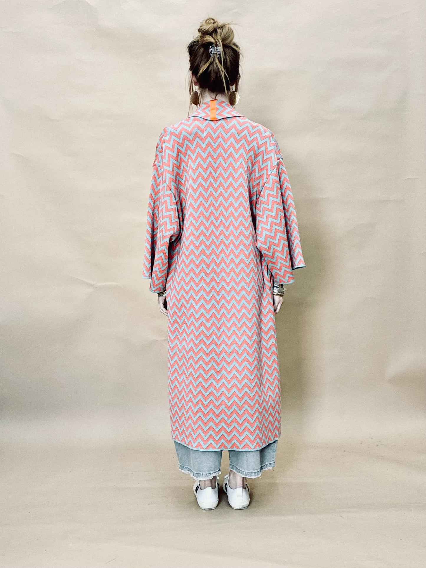 Zigzag Kimono Coat