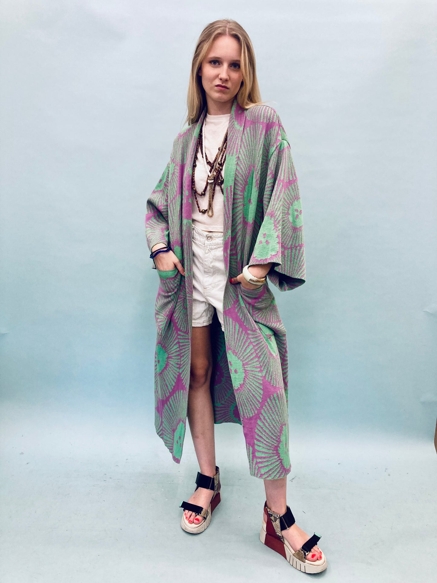Sunflower Kimono Coat