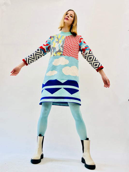 ZW. Patchwork Dress no.34