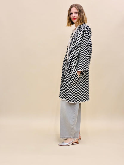 Zigzag Kimono Coat