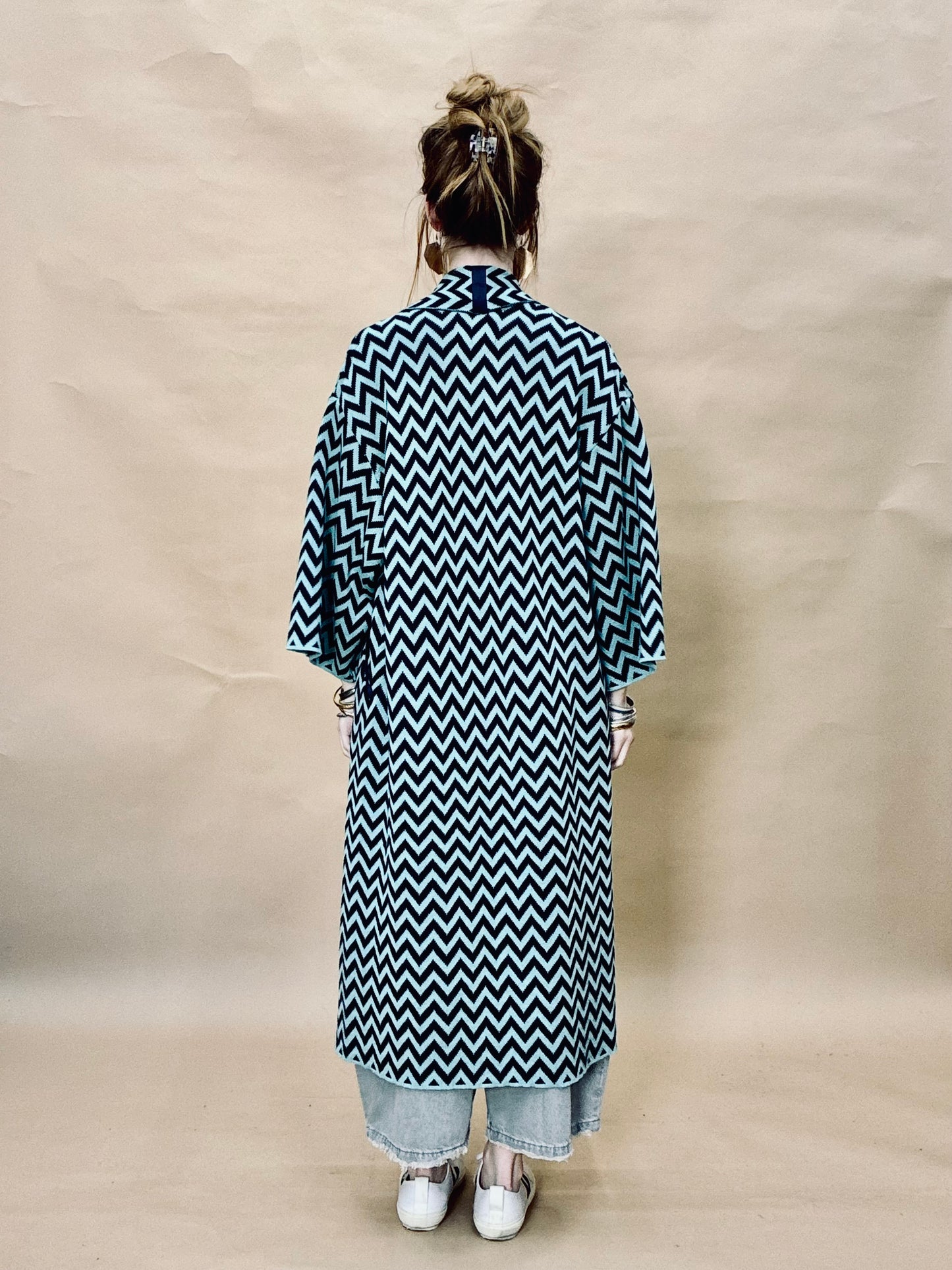 Zigzag Kimono Coat