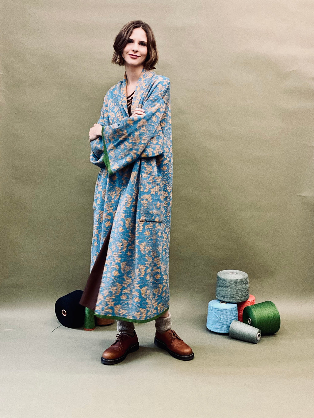 Baroque Kimono Coat