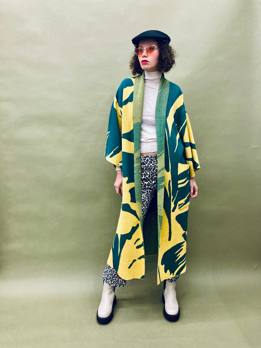 Palm Kimono Coat