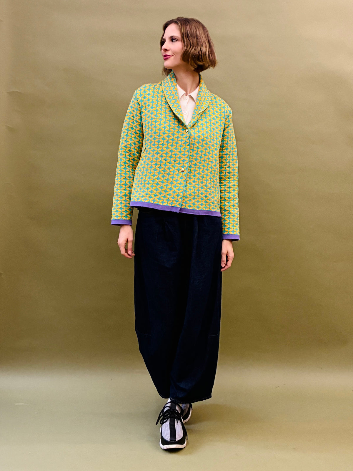Tile Short Coat