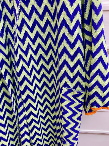 Zigzag Kimono Coat