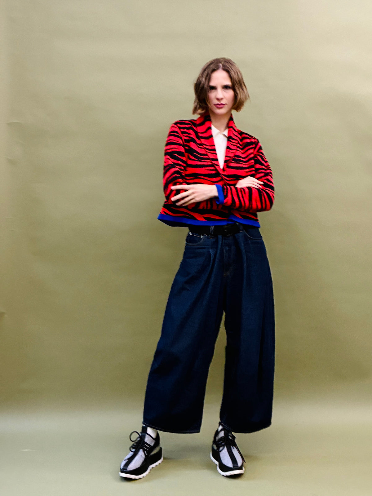 Tiger Crop Coat