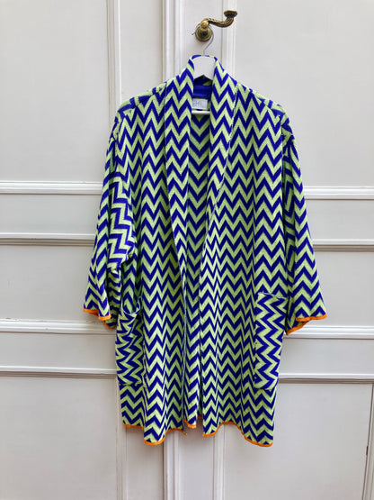 Zigzag Kimono Coat