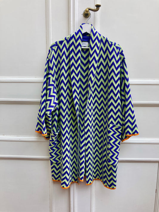 Zigzag Kimono Coat