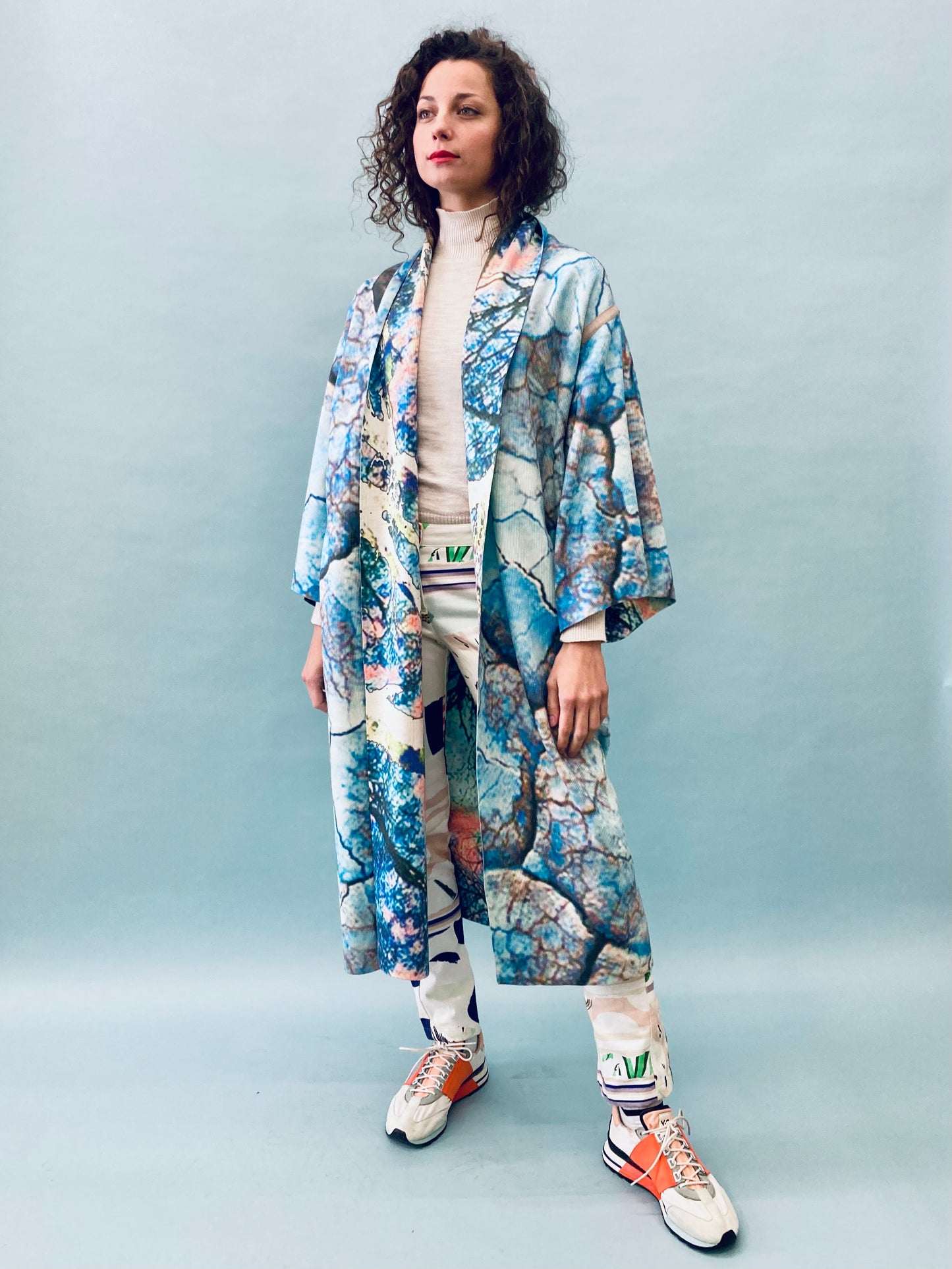 Blue Earth Double Sided Kimono