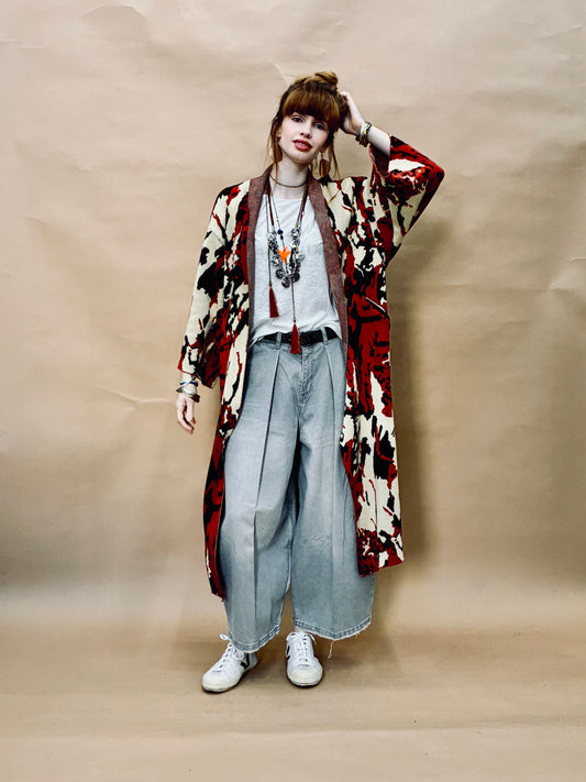 Painted Kimono Coat