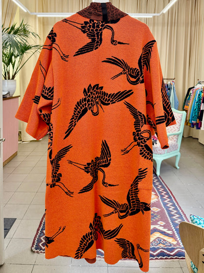 Crane Kimono Coat