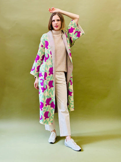 Pomegranates Kimono Coat