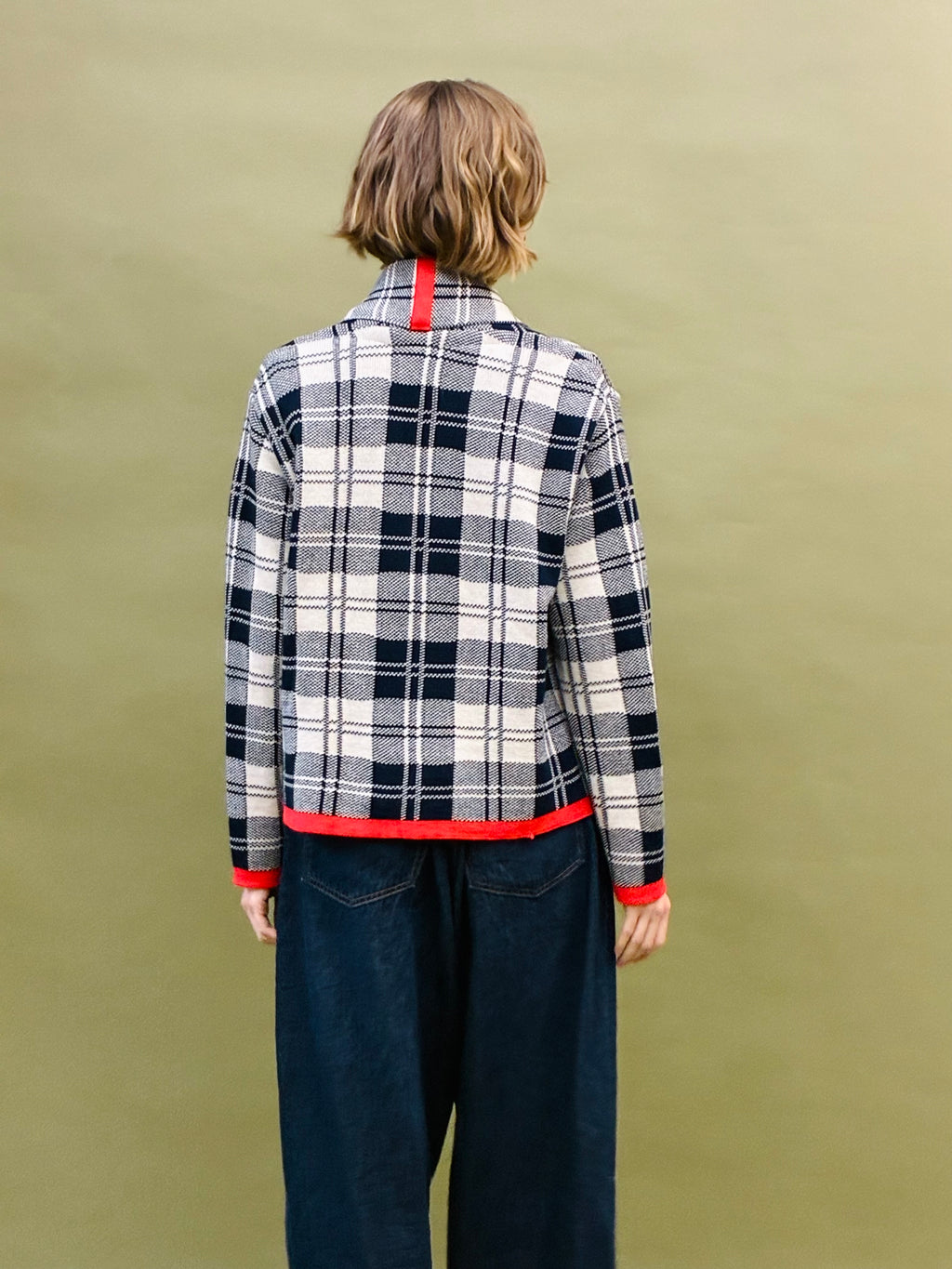 Checkered Short Coat