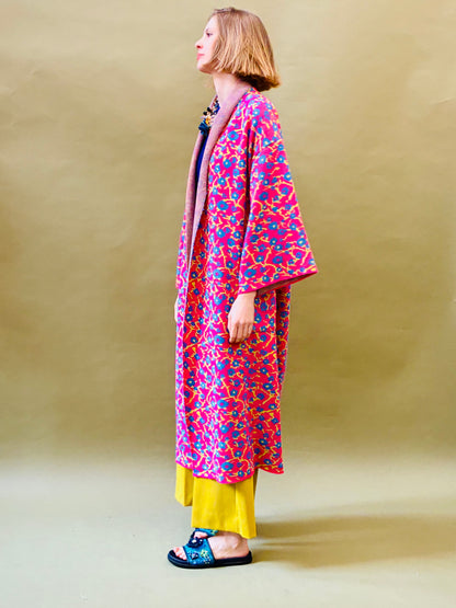 Cherry Blossom Kimono Coat