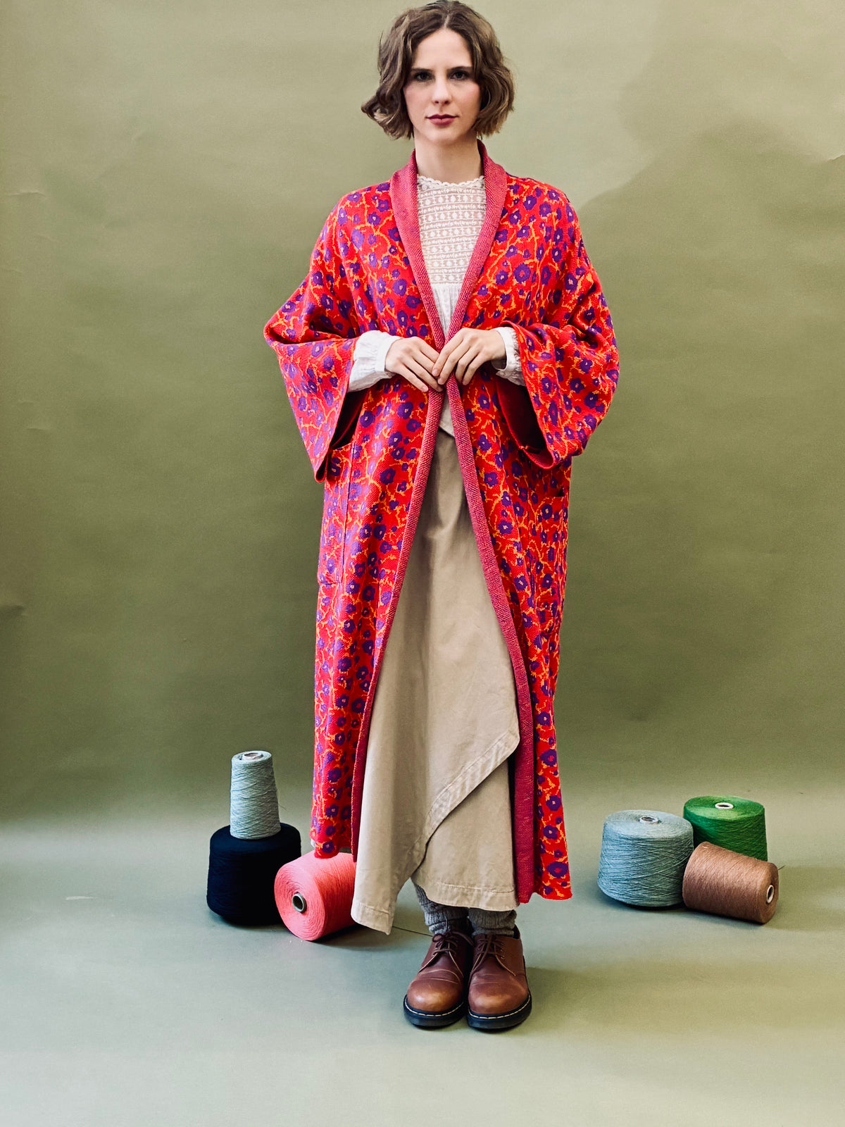 Cherry Blossom Kimono Coat