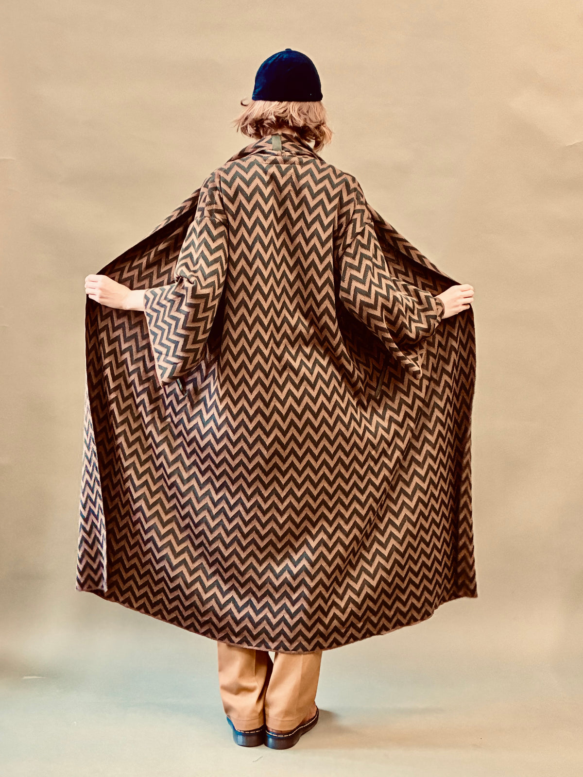 Zigzag Kimono Coat