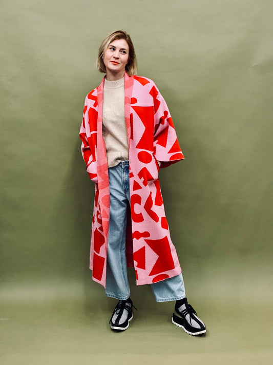 Geo Kimono Coat