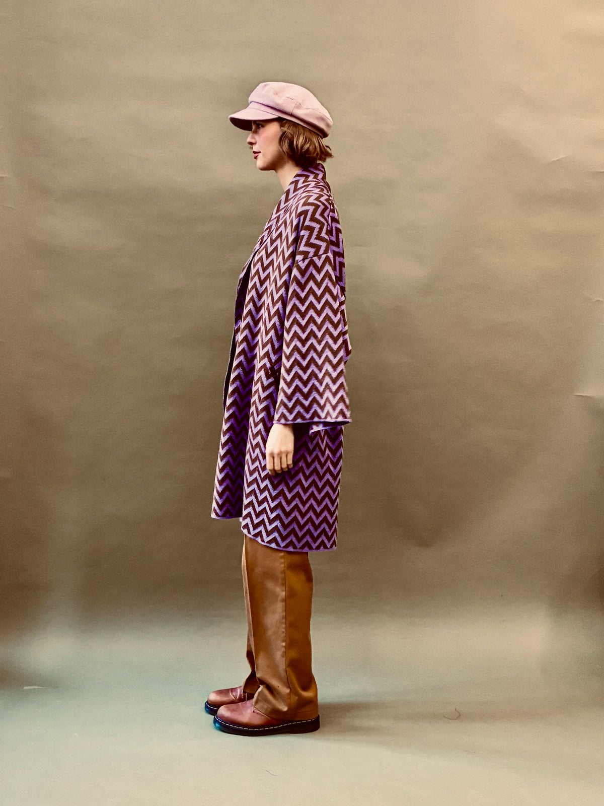 Zigzag Kimono Coat