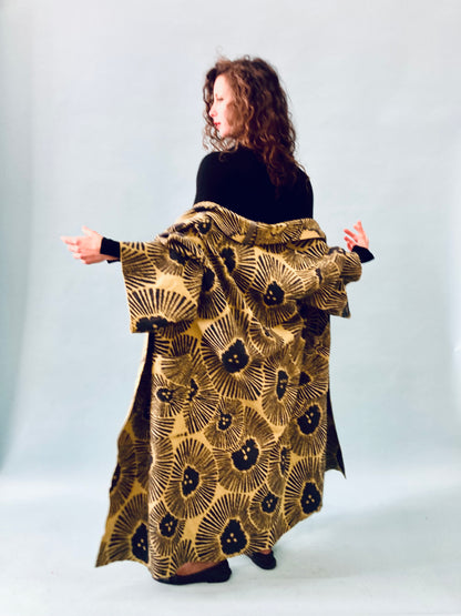 Sunflower Kimono Coat