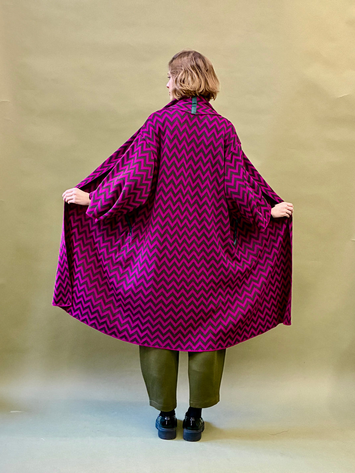 Zigzag Kimono Coat