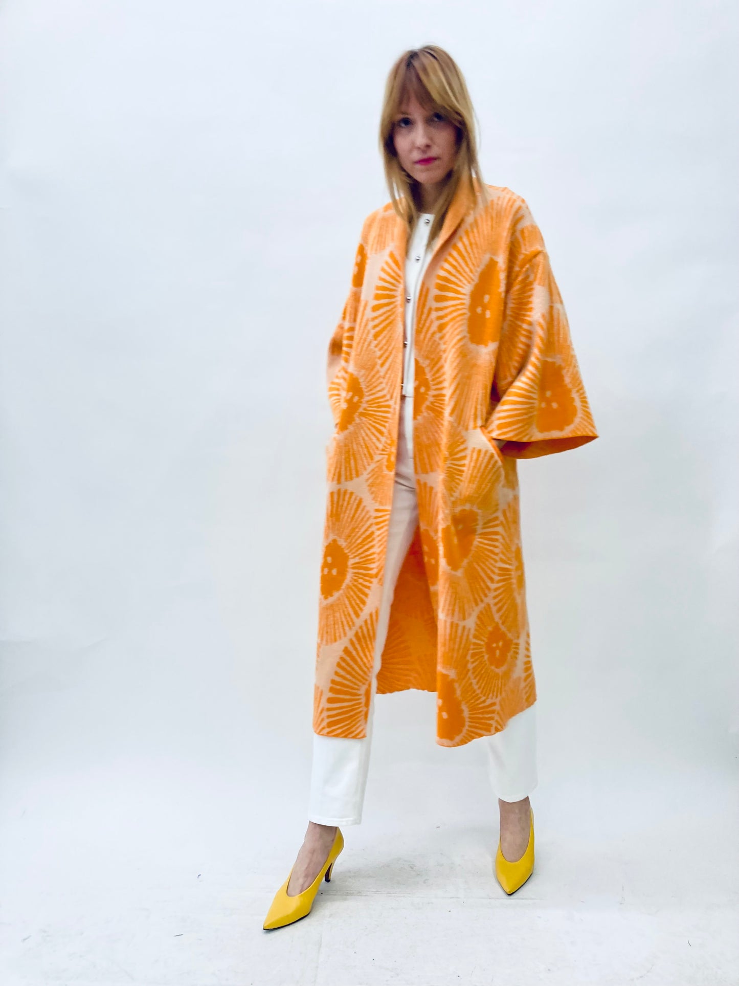 Sunflower Kimono Coat