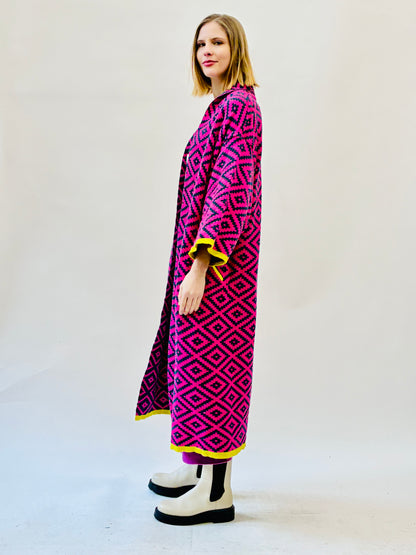 Aztec Kimono Coat