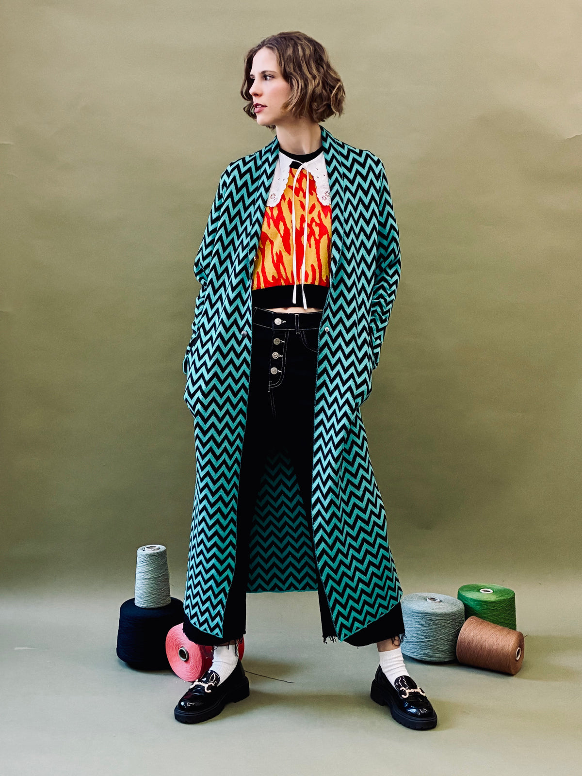 Zigzag Light Coat