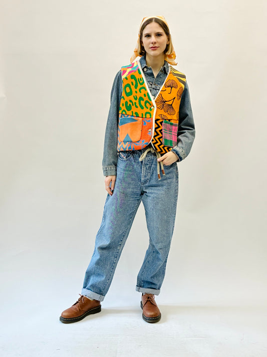 Martha Patchwork Vest No.04