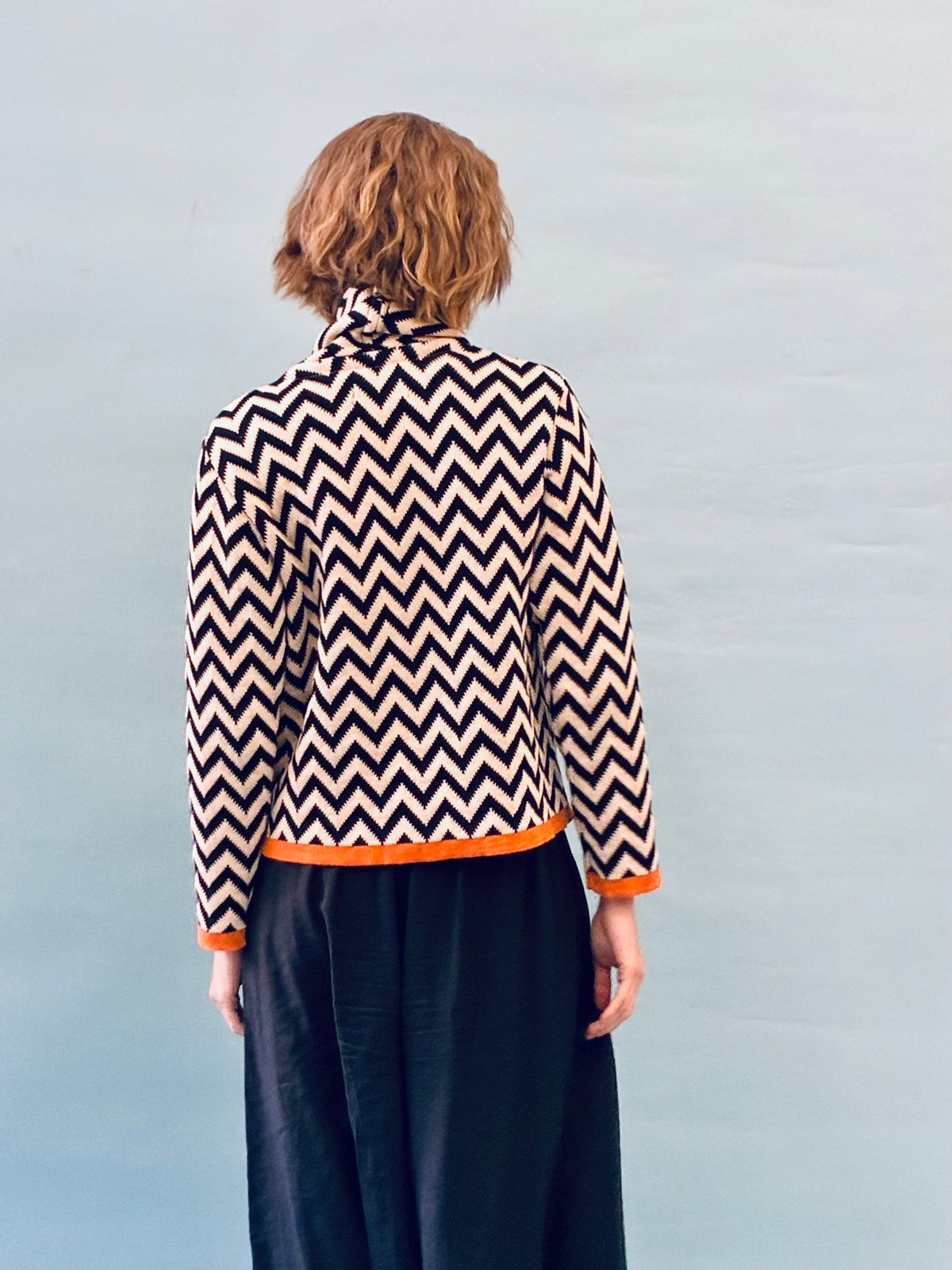 Zigzag Short Coat