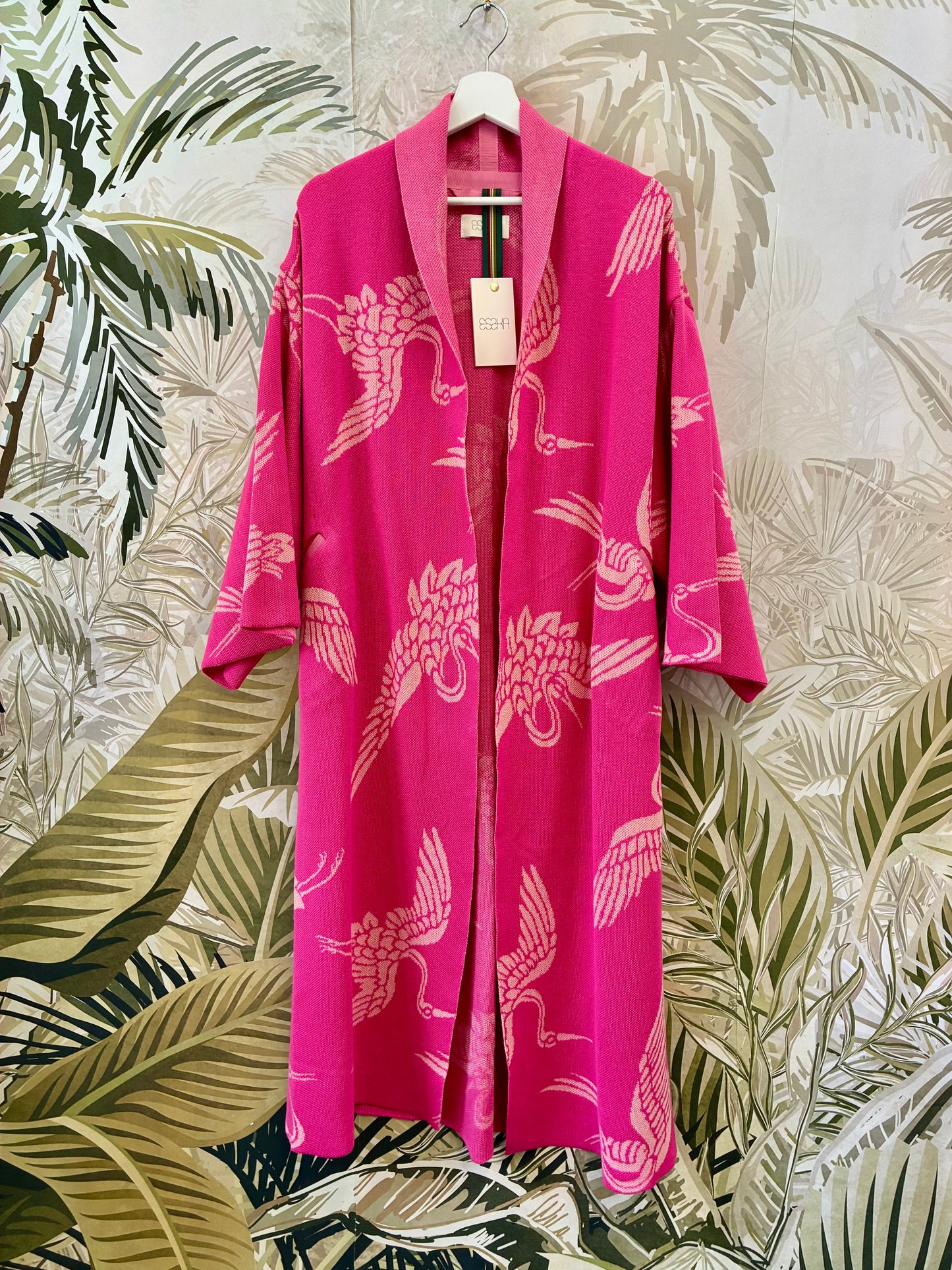 Crane Kimono Coat