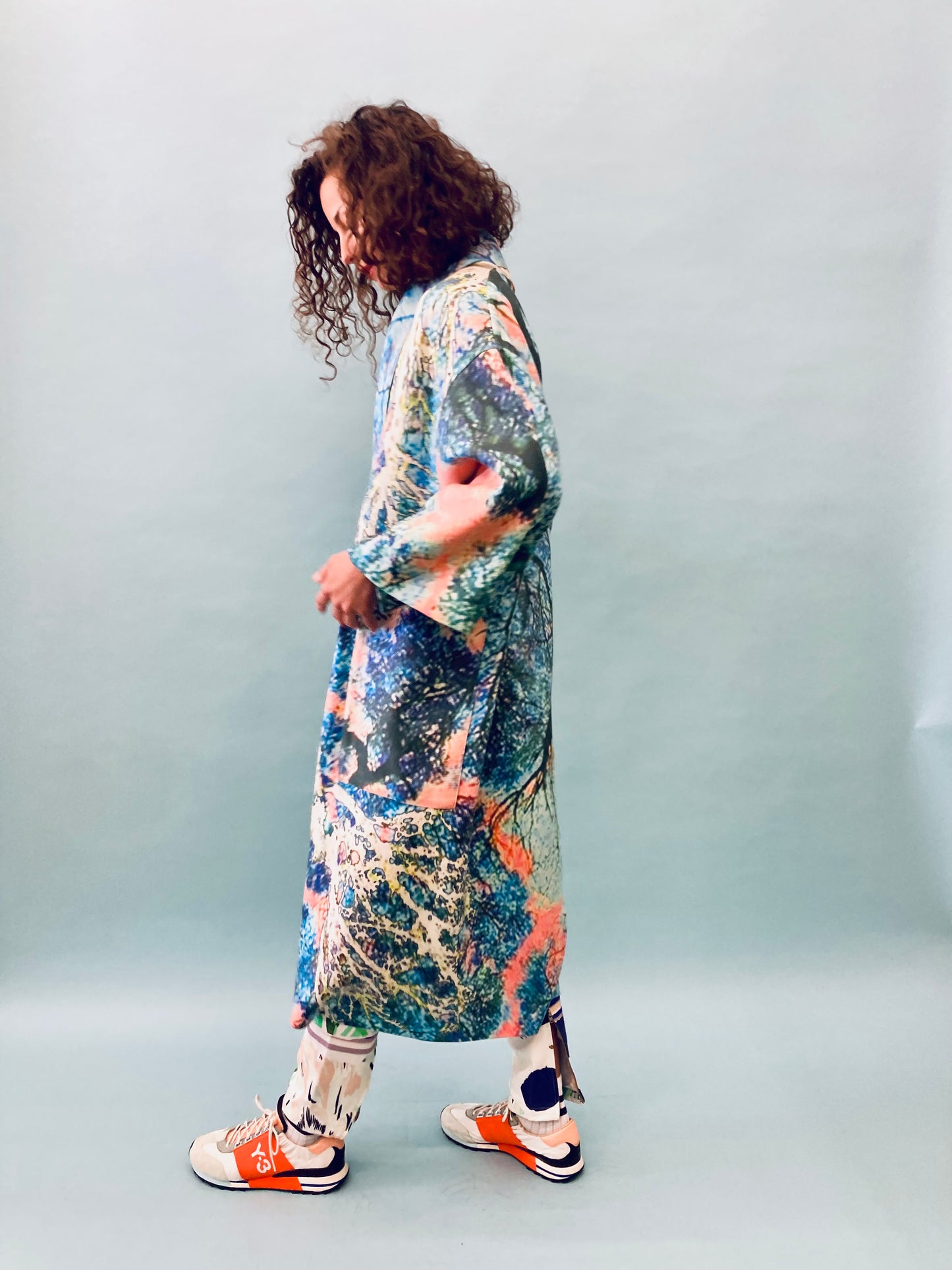 Blue Earth Double Sided Kimono