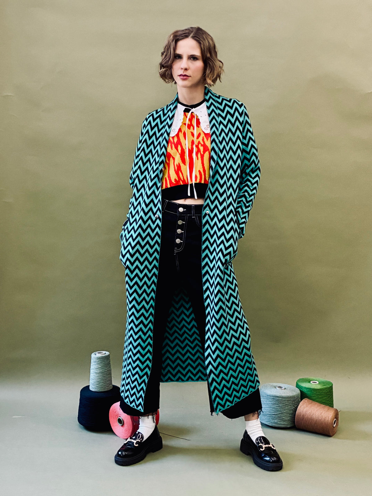 Zigzag Light Coat