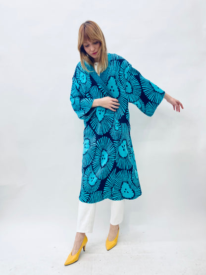 Sunflower Kimono Coat