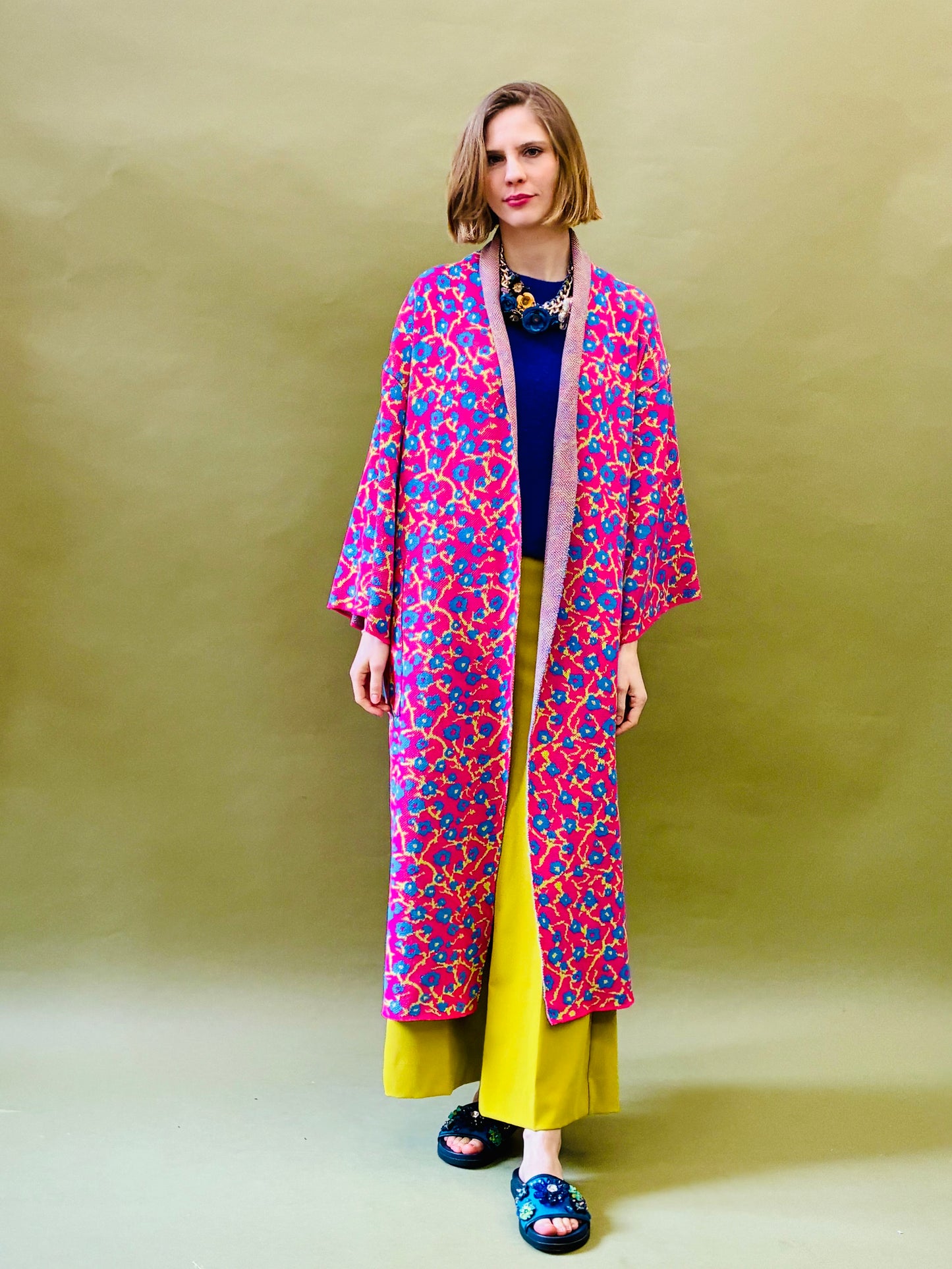 Cherry Blossom Kimono Coat