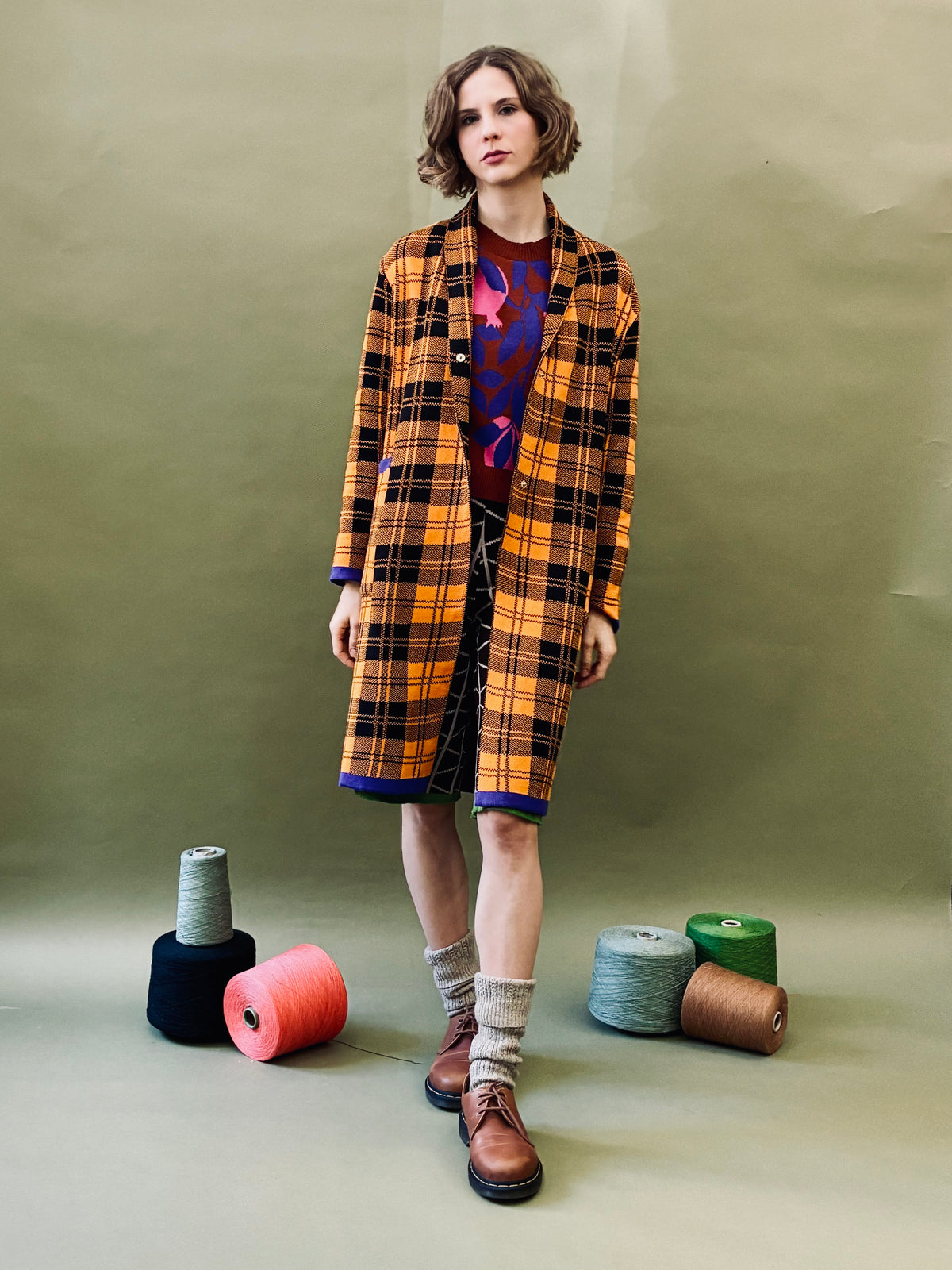 Checkered Coat