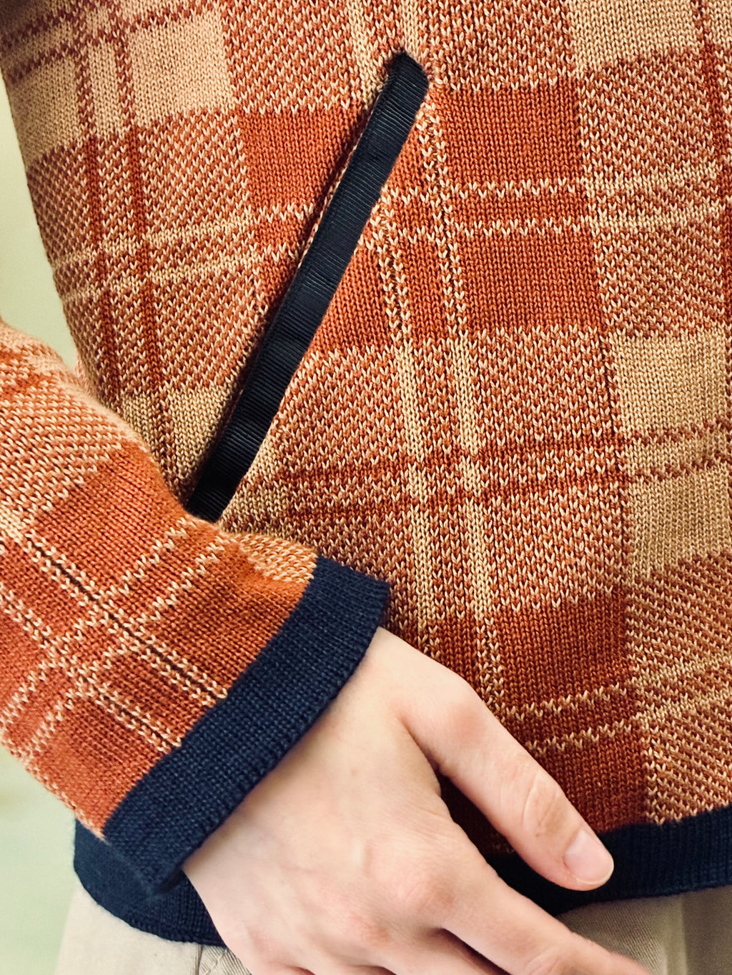 Checkered Short Coat