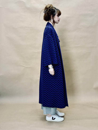 Zigzag Kimono Coat