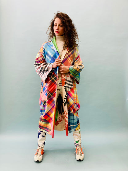 Tartan Double Sided Kimono