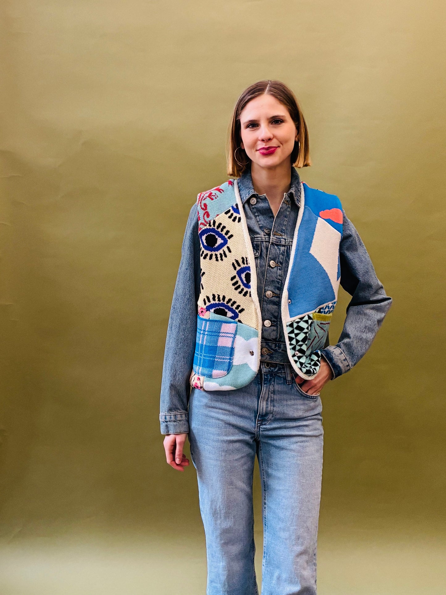 Martha Patchwork Vest No.16