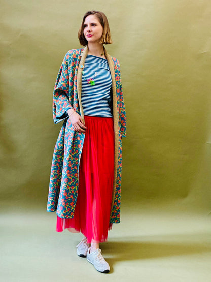 Cherry Blossom Kimono Coat