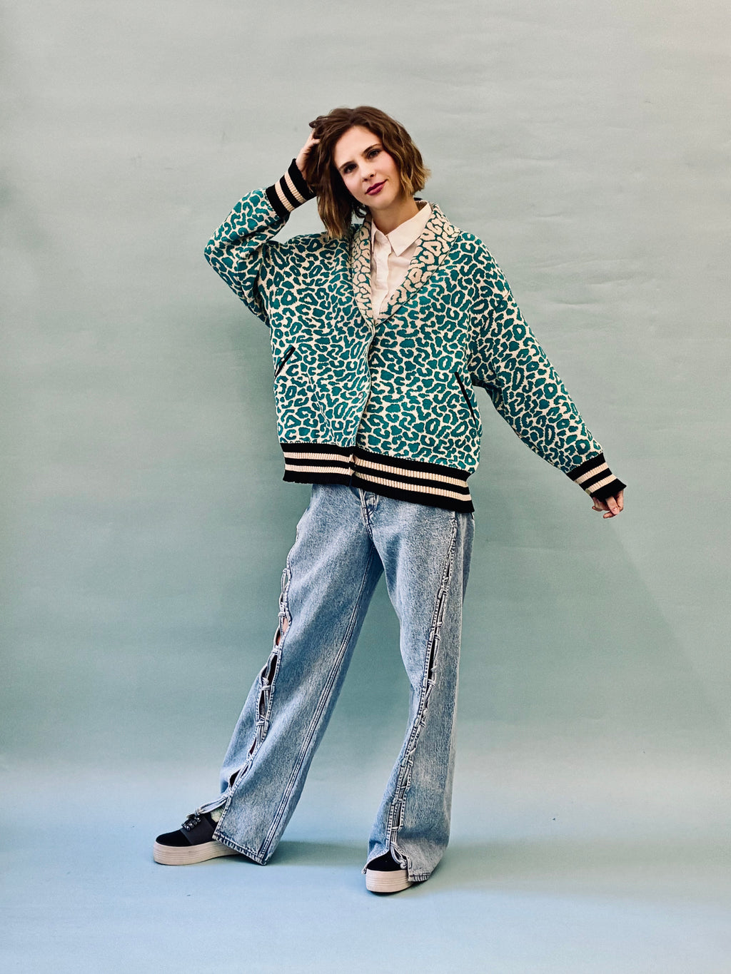 Leo Baggy Bomber Jacket