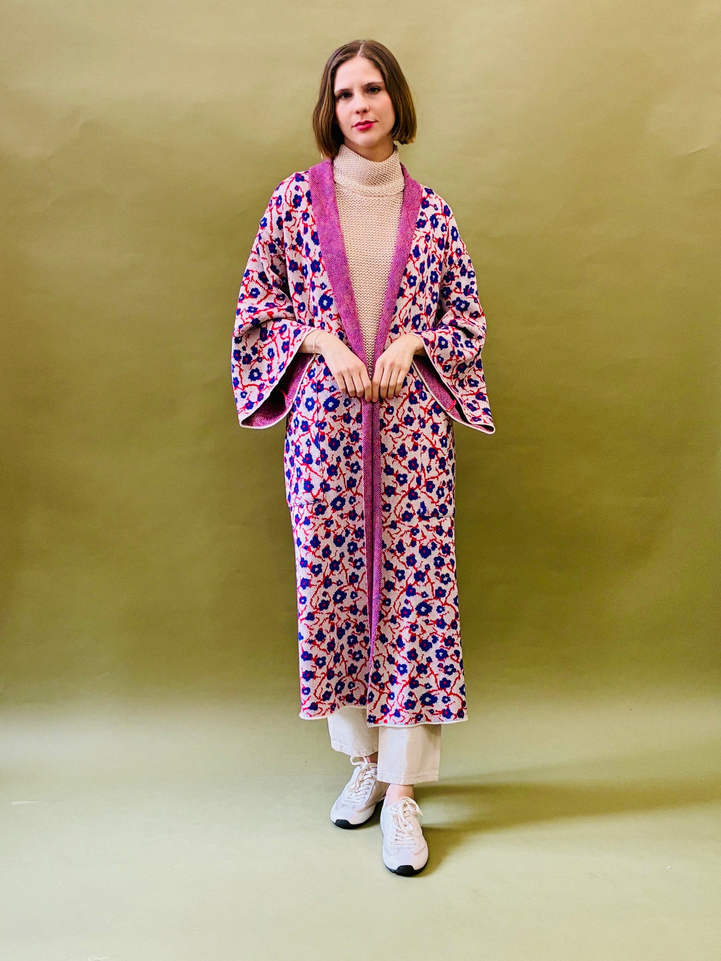 Cherry Blossom Kimono Coat