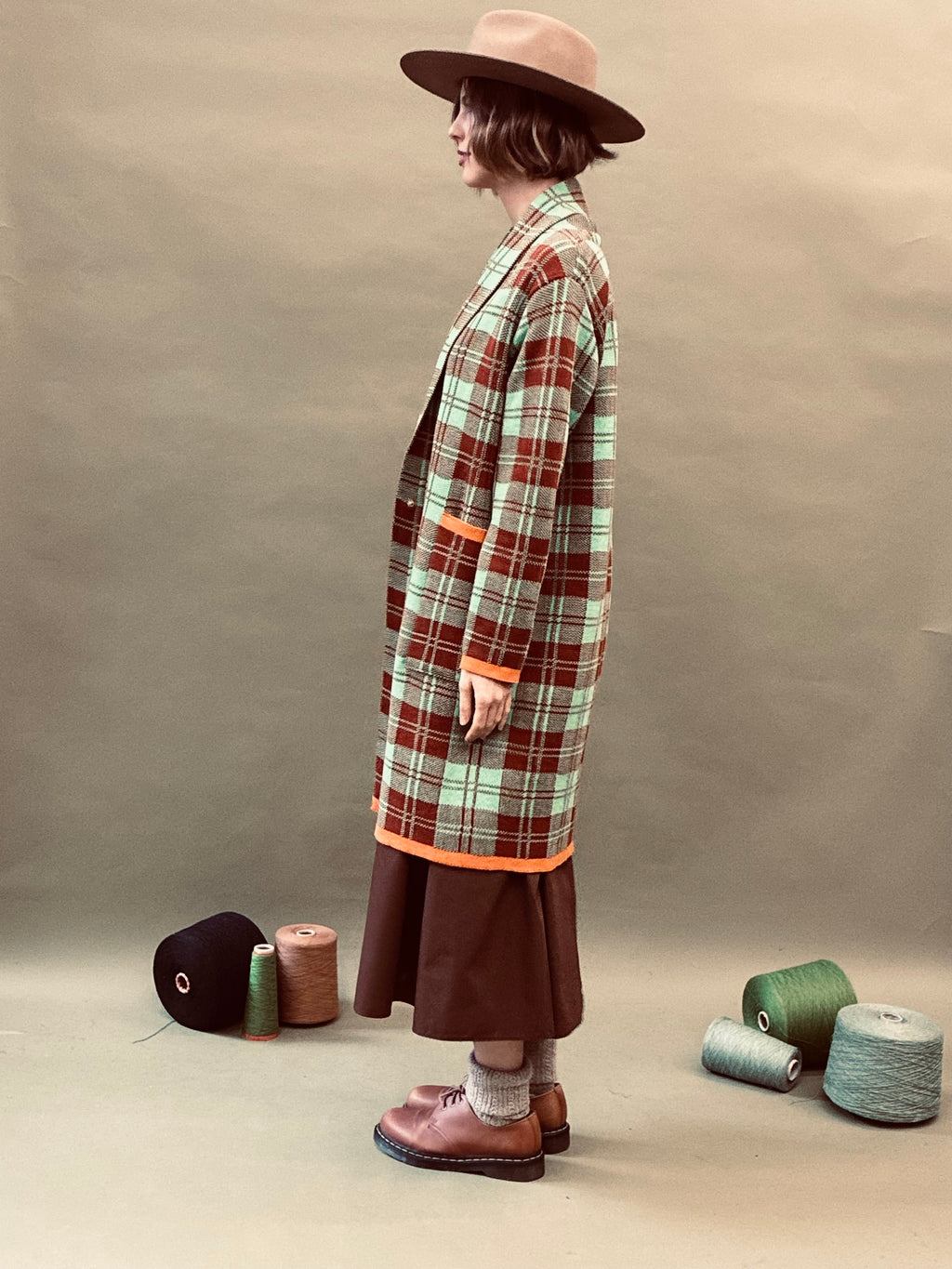 Checkered Coat