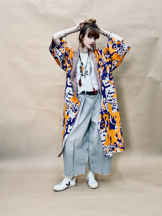 Painted Kimono Coat