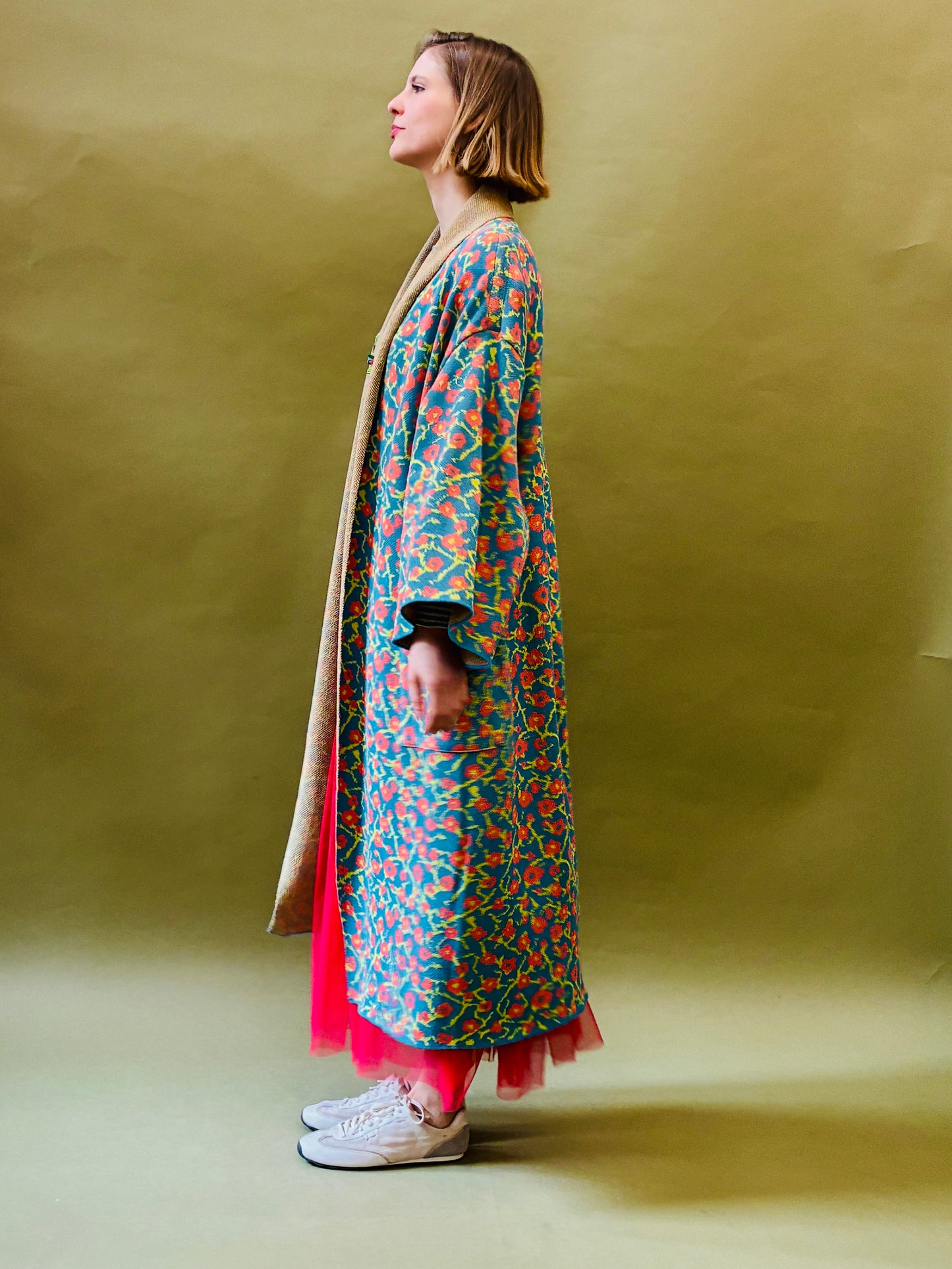 Cherry Blossom Kimono Coat